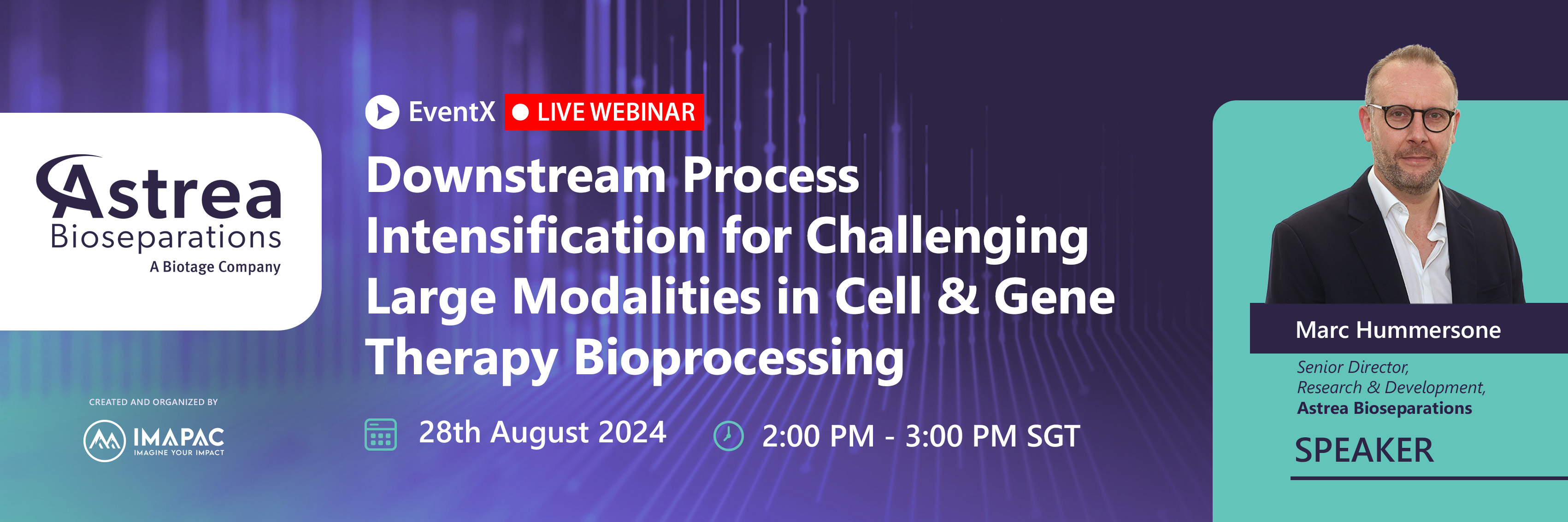 LIVE WEBINAR | 細胞基因治療生物工藝中應(yīng)對大規(guī)模樣本的下游工藝策略 LIVE WEBINAR | 細胞基因治療生物工藝中應(yīng)對大規(guī)模樣本的下游工藝策略